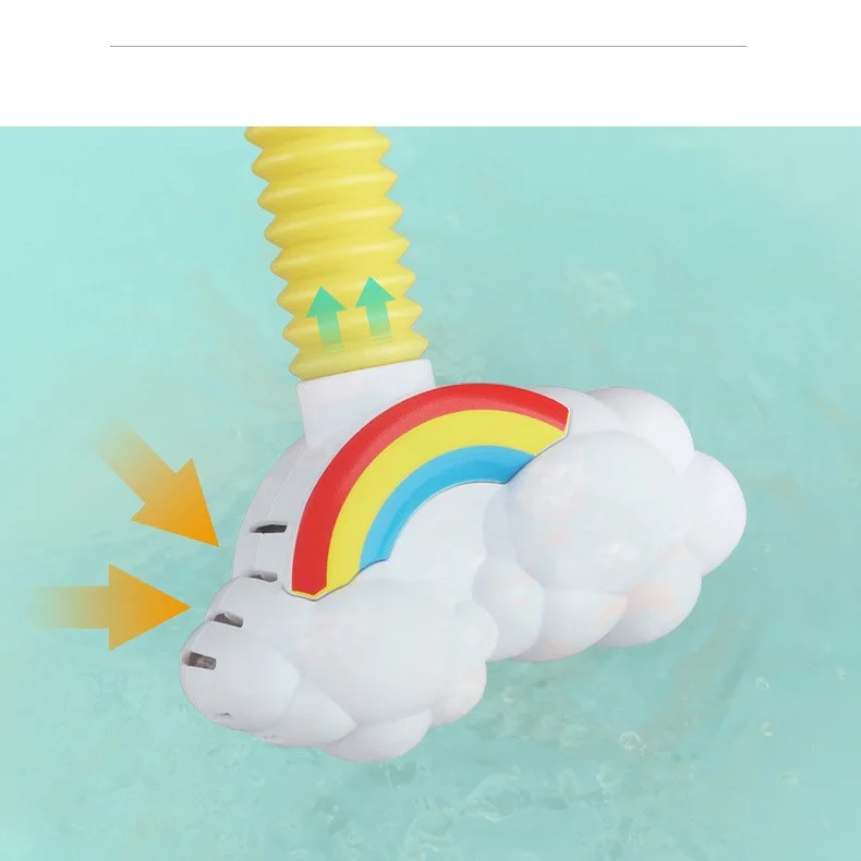 Electric Automatic Water Pump with Hand Shower Sprinkler Bath Toys Bathtub Baby Bath Toy