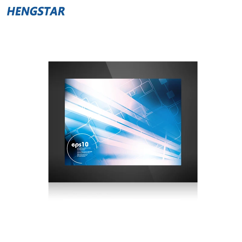 Factory Direct High Quality 10 Points Projected Capacitive 1024*768 15 Inch Industrial Lcd Monitor