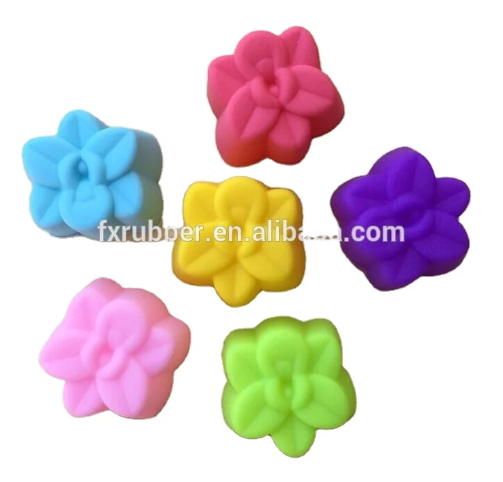 wholesale 5cm silicone cake mold mould single Thailand orchid flower shaped