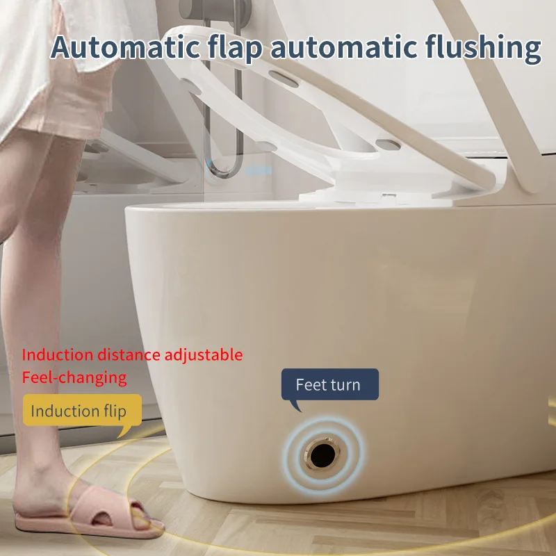 Modern High-end Automatic Bathroom Sanitary Wares Floor Intelligent Toilet Smart toilets