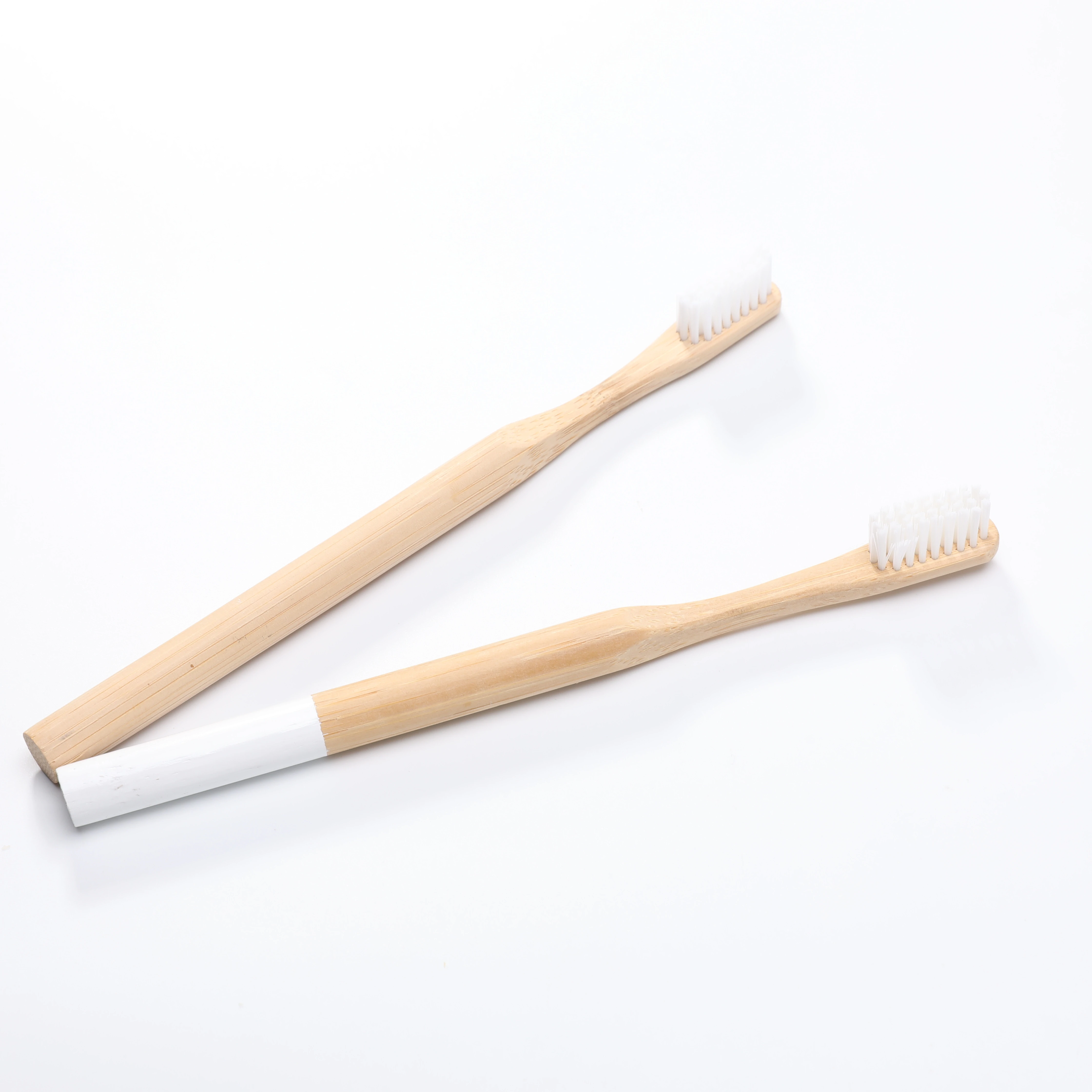 Customized Logo 100% Natural Soft Bristles Bamboo Eco Friendly Recyclable BPA Free Biodegradable Organic Bamboo Toothbrush for t
