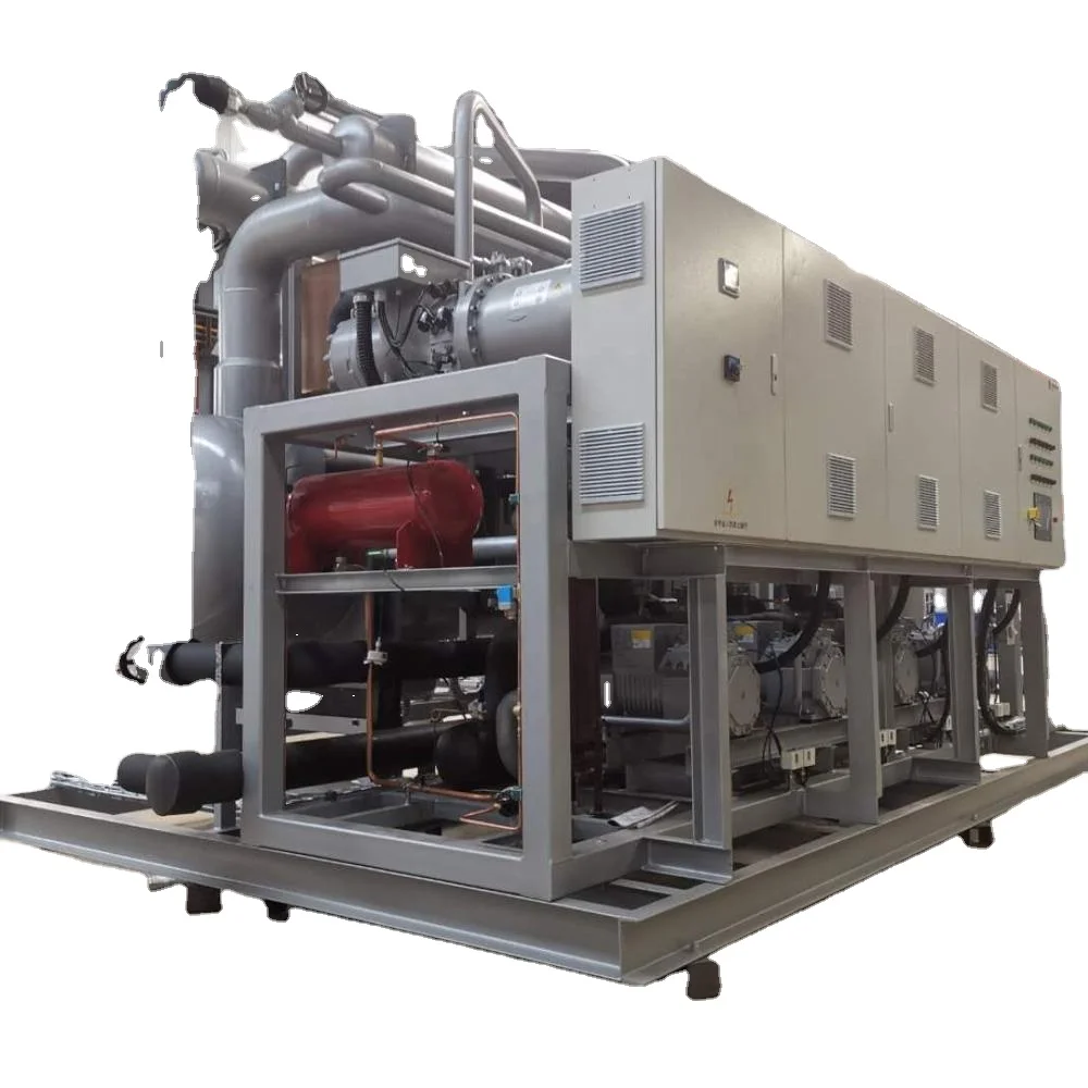 tanscritical booster CO2 refrigeration system compressor unit