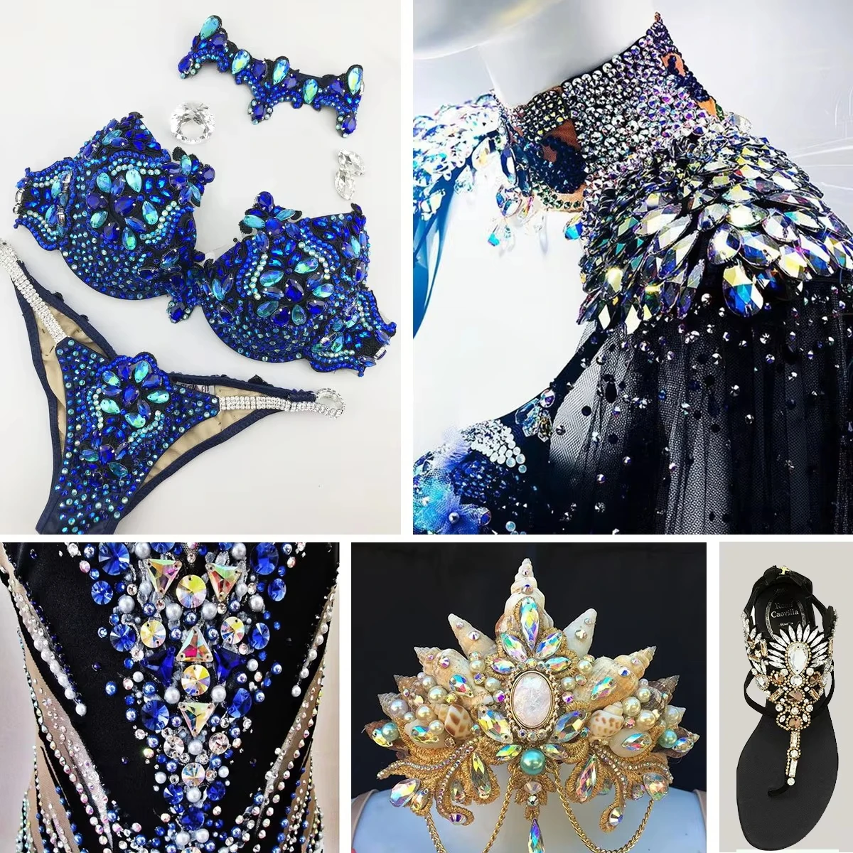 OLeeya Premium Sew on Rhinestones Flatback Technique Sew On Rhinestones Crystals For Wedding Dresses Evening Clothing