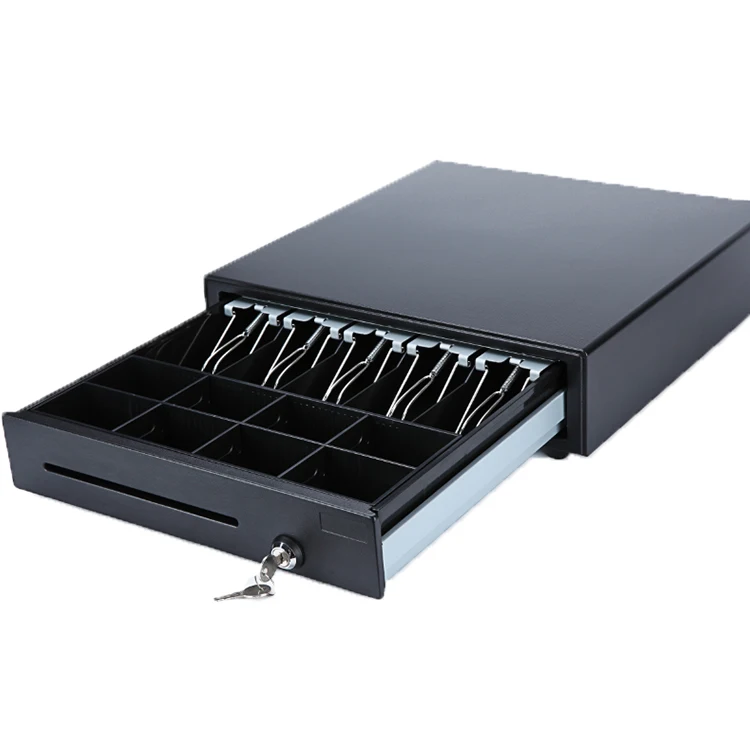 Кассовый бокс три позиции Автоматическая блокировка денежный ящик в pos машина сенсорный экран Ресторан деньги лоток