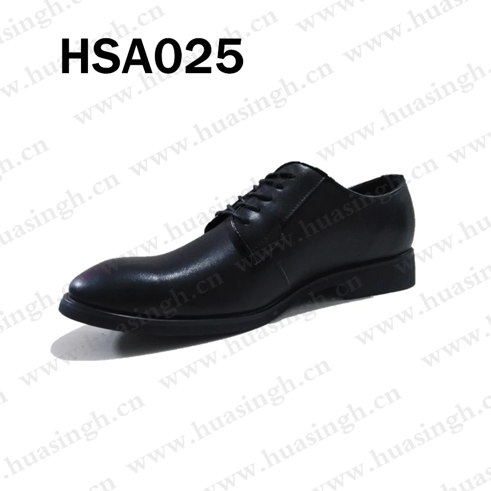YWQ,hot selling top-grade leather black/brown uniform shoes anti-slip durable lace-up style daily office shoes for sale HSA025