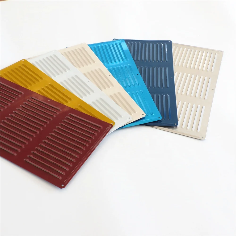 Easy installation Light weight 8*16inch Aluminum under eave soffit vent