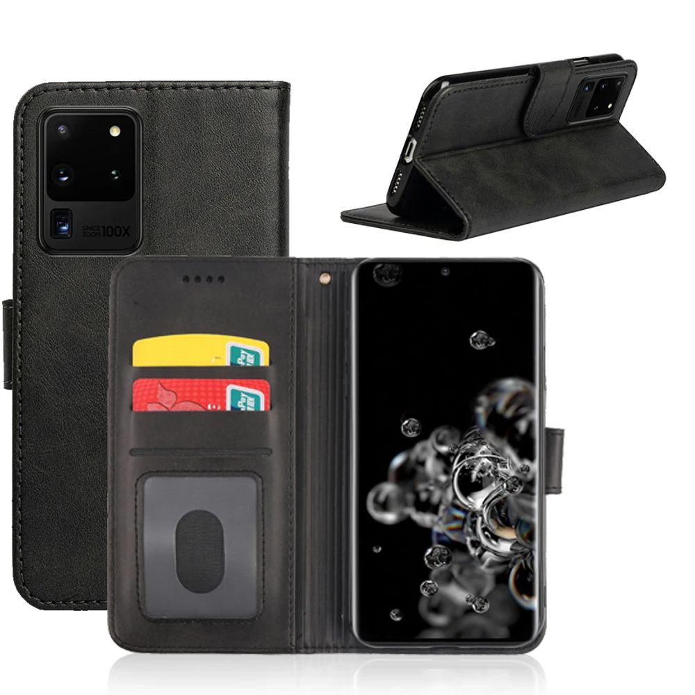 Phone Case Retro Luxury Flip Leather wallet Case For Galaxy S21 FE S20 S10 S9 S8 S7 Note 8 9 10 20 Plus Ultra lite S10E