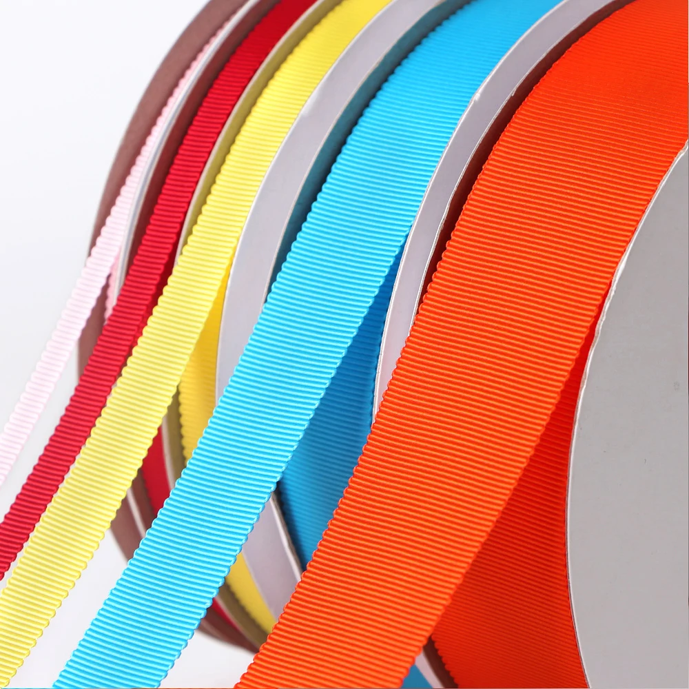 Wholesale rayon stripe hat petersham viscose grosgrain ribbon