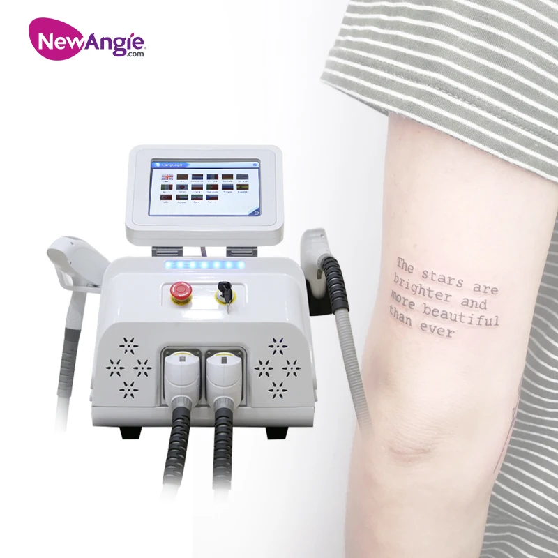 
CE certification high frequency multifunctional removal tattoo freckles diode laser hair removal device nd yag laser machine 