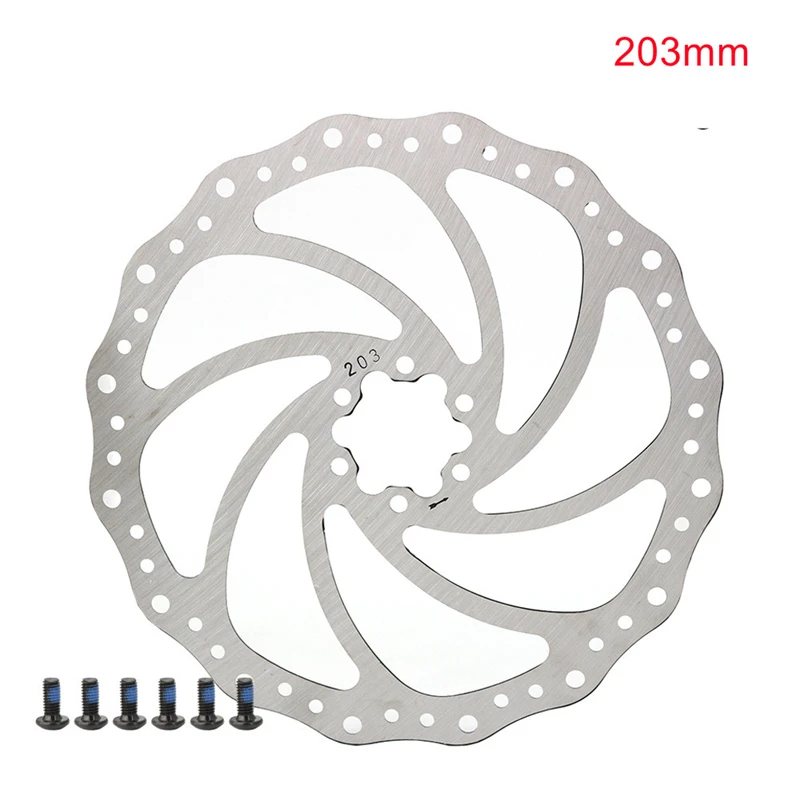 Outdoor Cycling Disc Brake Rotor 140/160/180/203mm Mtb Bike Bicycle Parts Brake Disc Bike Accessories