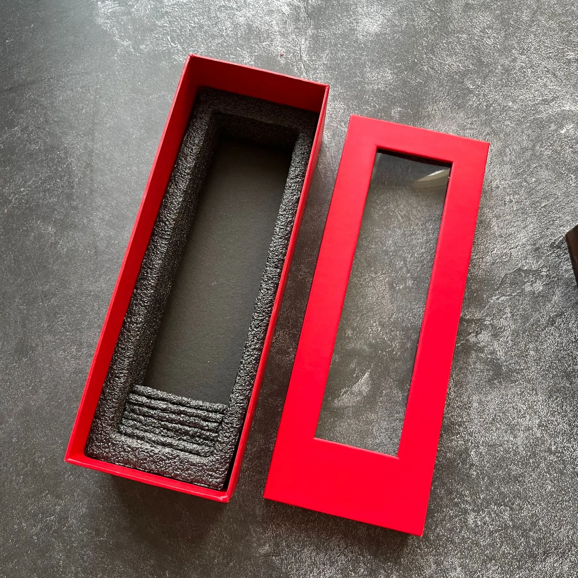 Thermos Cup Bottle Gift Box Cover Transparent Window Gift Holiday Companion Gift Packaging Box Printed Logo