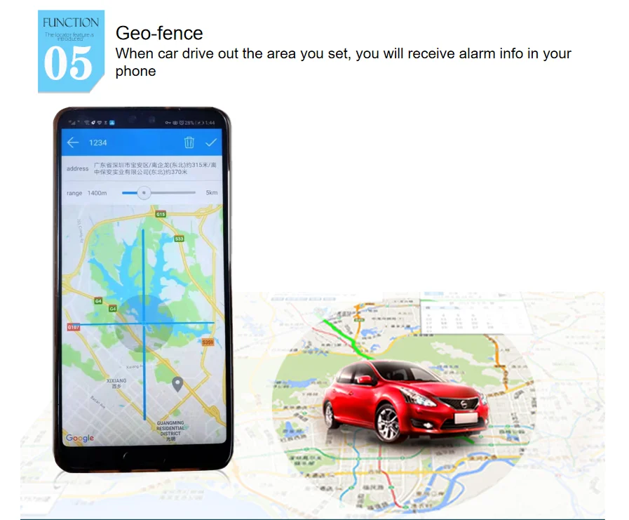TK100 GT06 GPS Tracking Device for Car and Truck with Cutting off Petrol remotely
