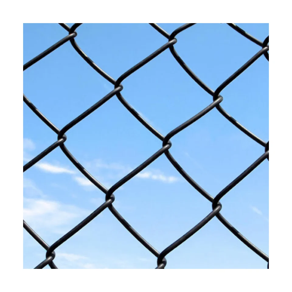 2.5 mm wire 50x50 diamond mesh hot dip galvanized 6ft chain link iron wire mesh fence