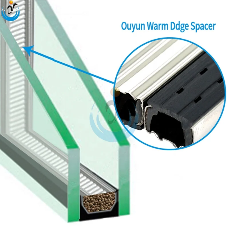 19.5mm Width Warm Edge Spacer Bar China Factory Price Insulating Glass Warm Edge Spacer For Double Glass