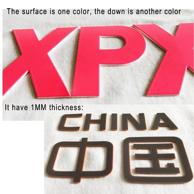 High Quality Custom 3d silicone Heat Transfer Brand Logo Design Label Sticker