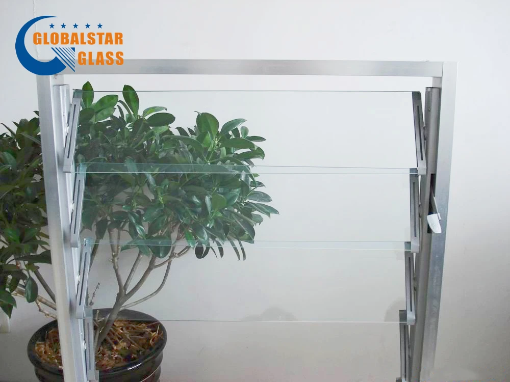 3/4/5/6mm Bronze Float Louver Glass Obscure louvre blade glass