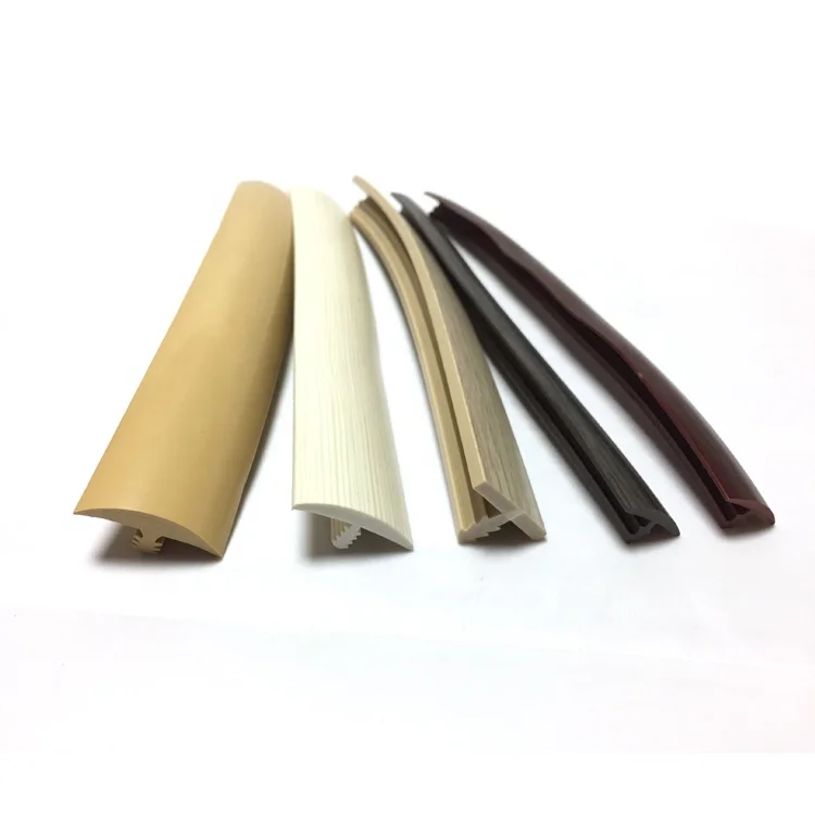 T mold T shaped profile PVC edge band plastic trim from china supplier for table