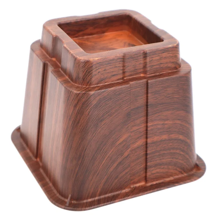 SGS Test passed Cabinet Bed Sofa Replacement Feet Plastic Imitating Wood Legs bed riser