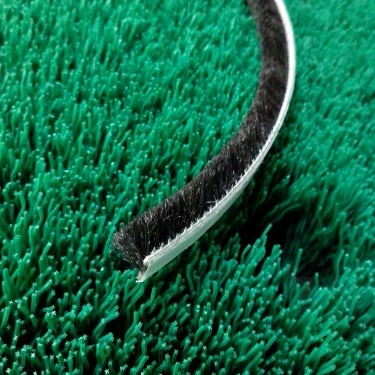 Waterproof durable wool door brush straight non silicone sliding window truck car adhesive pile weather strip