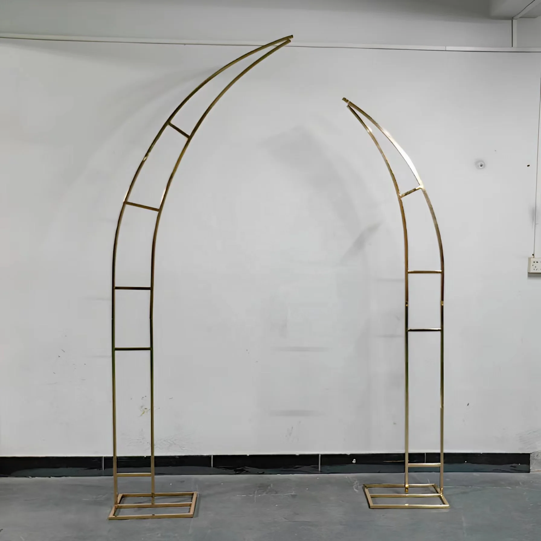 Wedding Backdrop Stand Floral Arch Shelf Horn Outdoor Home Decor Background Road Lead Flower Fixed Stand Arch