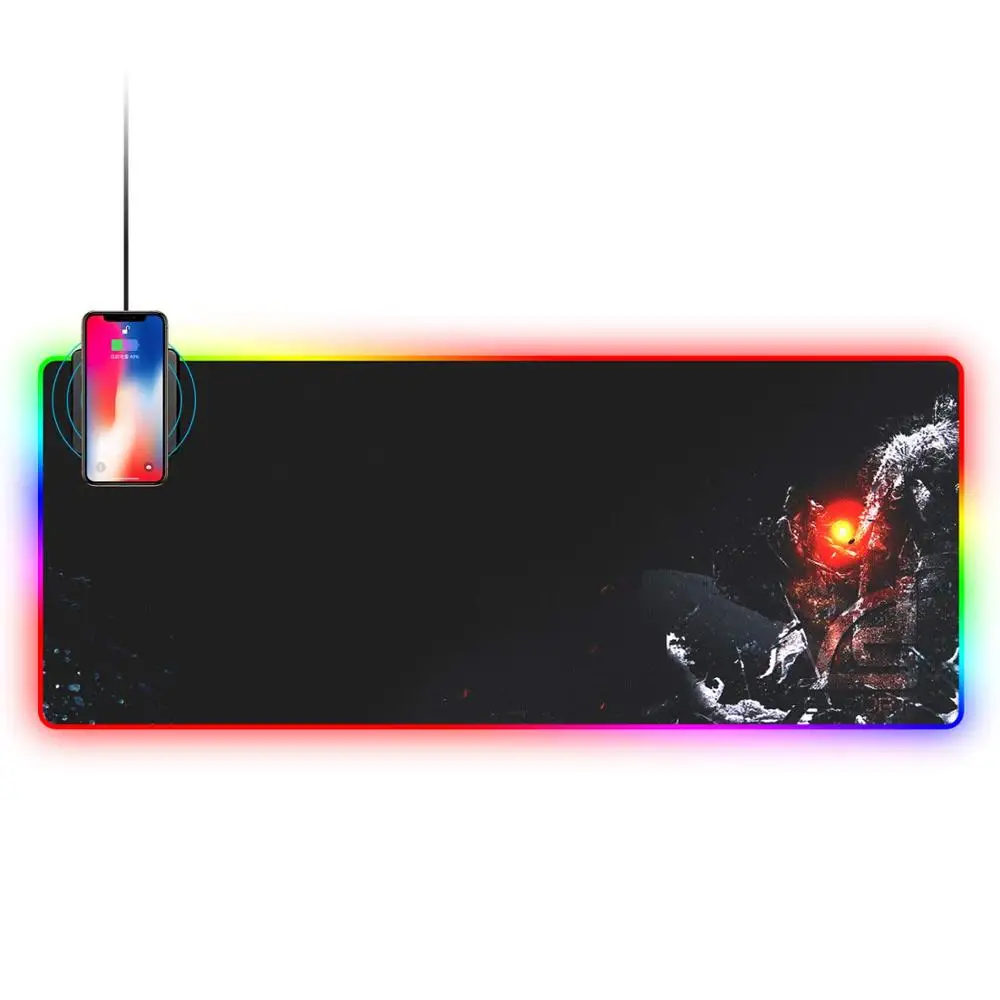  Коврик для мыши коврик RGB стола большой игровой с светодиодной подсветкой и картой на заказ