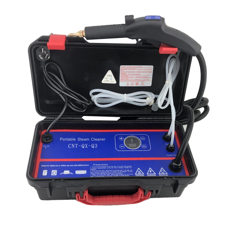 Multi-purpose  powerful dry wet steamer chemical free Disinfection high pressure steam cleaner with ozone pulse function