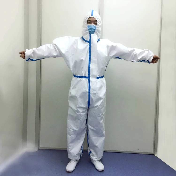 
High Quality Disposable Medical Protective Suit Protection Clothing 