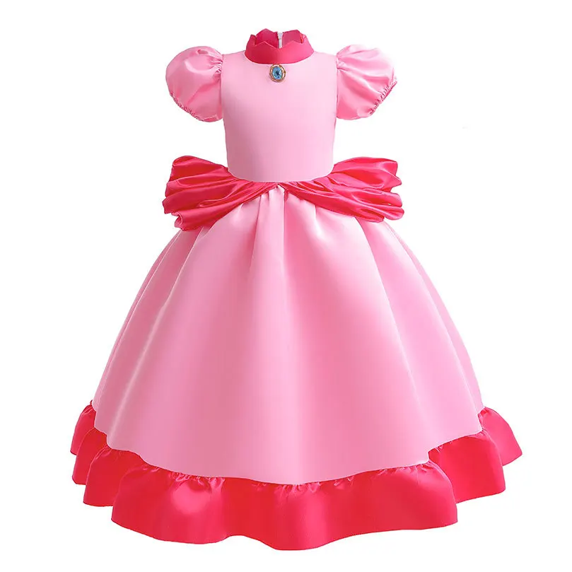 Princess cos costume peach pink Halloween costume