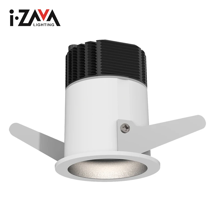 Anti Glare Commercial Indoor Aluminum IP44 6W 8W 10W 12W 14W COB Recessed Mounted LED Spotlight