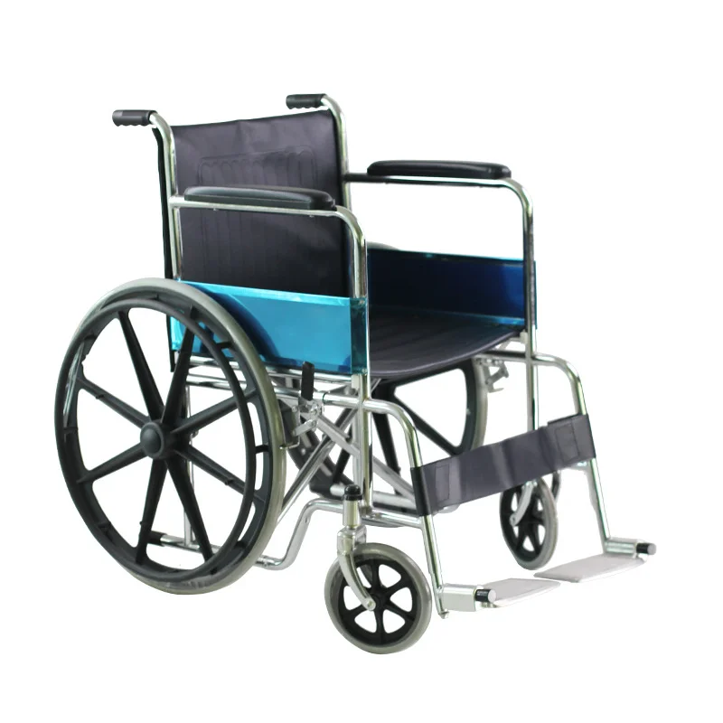 Cheap Price Factory sale 809 steel wheelchair manual  lightweight folding wheelchair Price