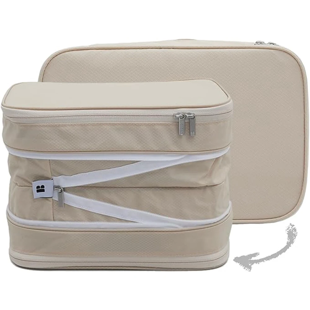 Branden Compression Packing Cube Large Travel Essentials Luggage Organizer Self Organizer for Travel