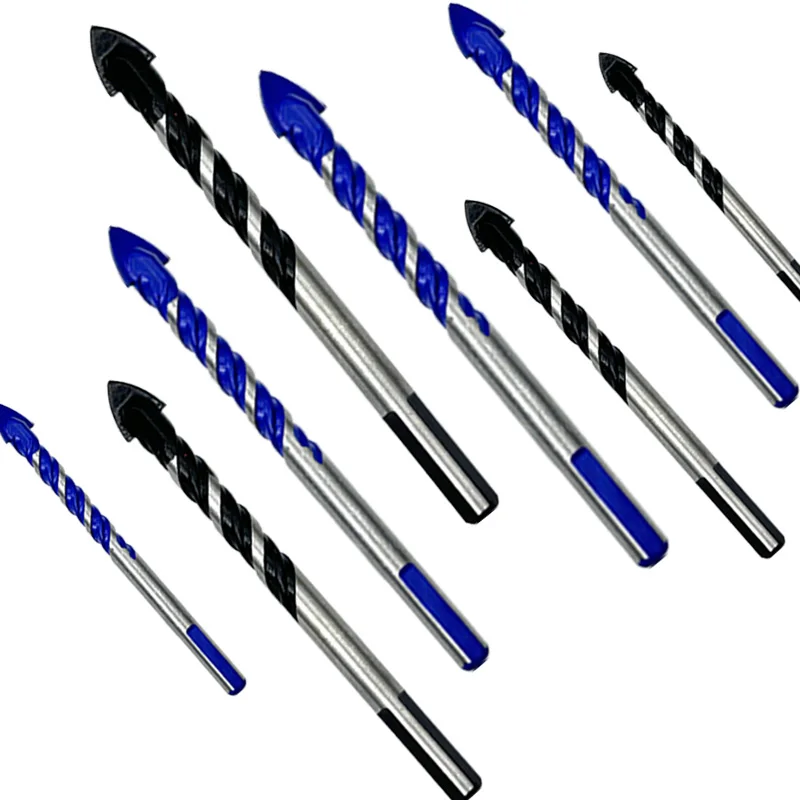 multifunctional tungsten carbide hard alloy material triangular drill bits,used for ceramic tiles, walls,rock panels, marble