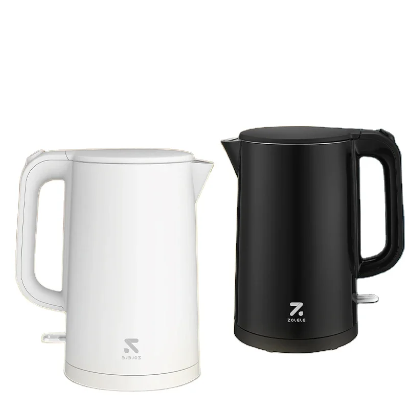 BOMIDI 1.5 Liter 1000W Thermostat Automatic Shut-Off Stainless Steel Electric Kettles