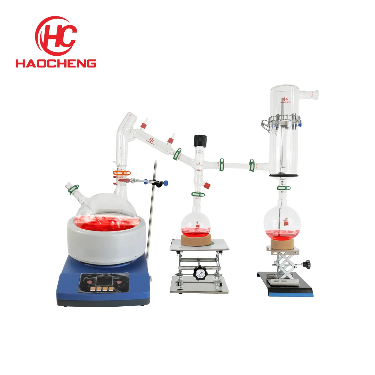 Лабораторная стеклянная колба с круглым дном, 2000 мл