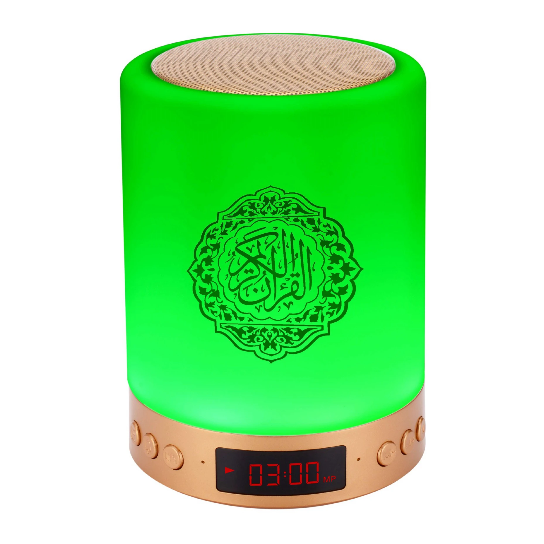 
Innoliance 2020 Azan 220v Portable Mini Muslim Colorful Night Audio Reciting Kit Led Touch Lamp Quran Speaker, With Bt 
