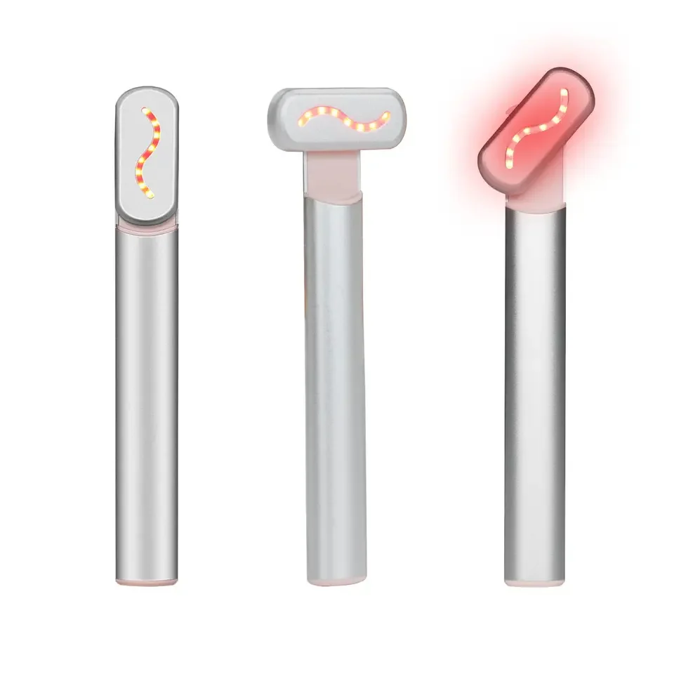 Eye Lift Massage with 9 LED Light Therapy Wrinkle Remover Wireless Eye Massager Device Remove Dark Circles Skincare Wand Stick