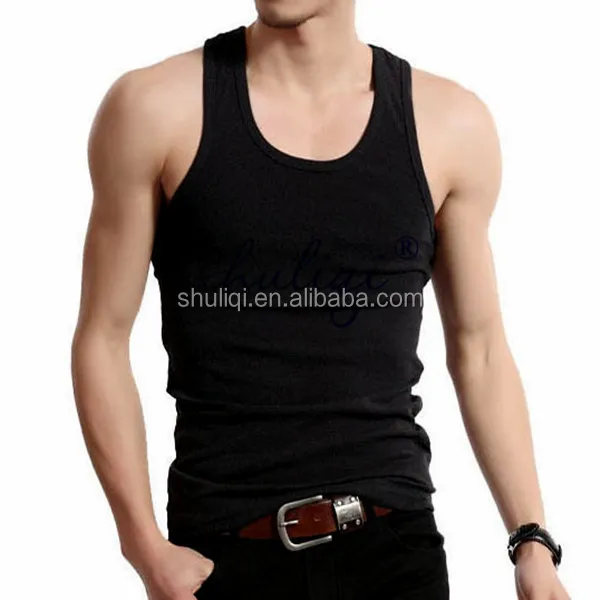 Пользовательские мужской жилет футболка