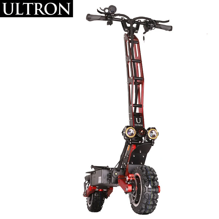 
2020 Hot Selling Ultron T128 Two Wheels Stand Up Cool Sport 3200W Electric Motorcycles 11 Inch With Fat Tire For Adults 