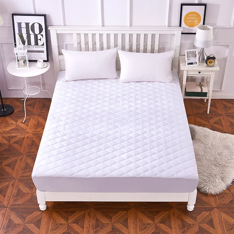 Hot Selling Cheap Custom King Size Hypoallergenic PolyesterJacquard Quilted Waterproof Mattress Protector Cover