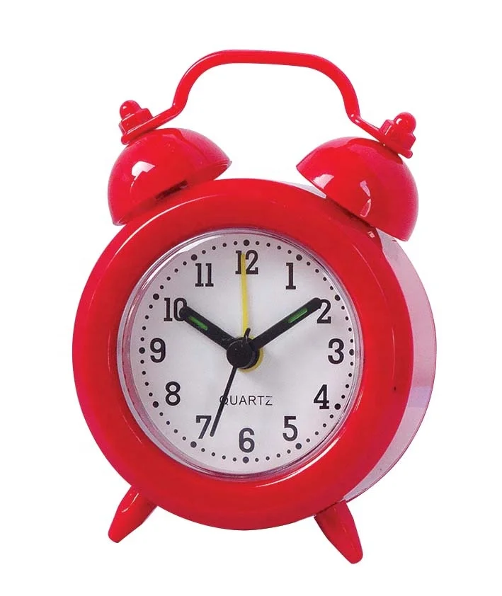 Children Clock Small Promotion Gift Mini Pretty Plastic Lens Cheap Alarm Clock for Kids
