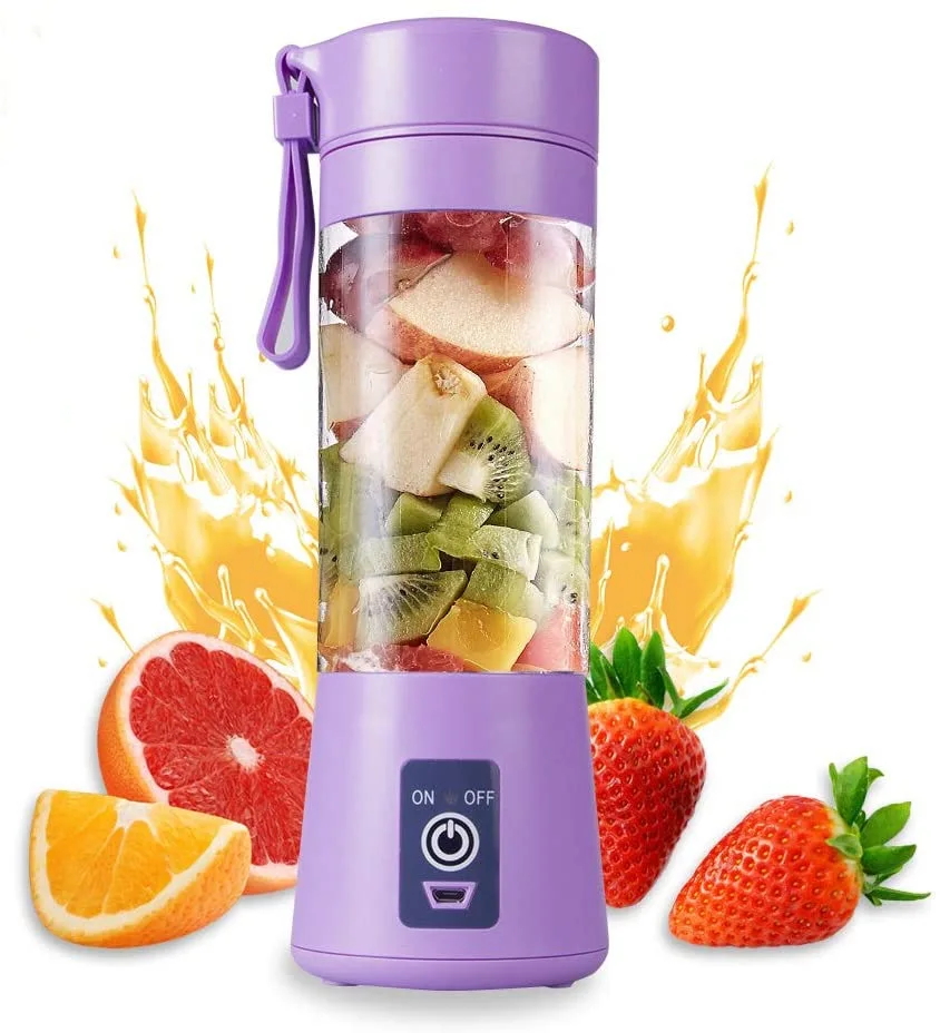 Hot Selling Multifunctional Portable Rechargeable Mini Blender Travel USB Electric High Speed Juicer