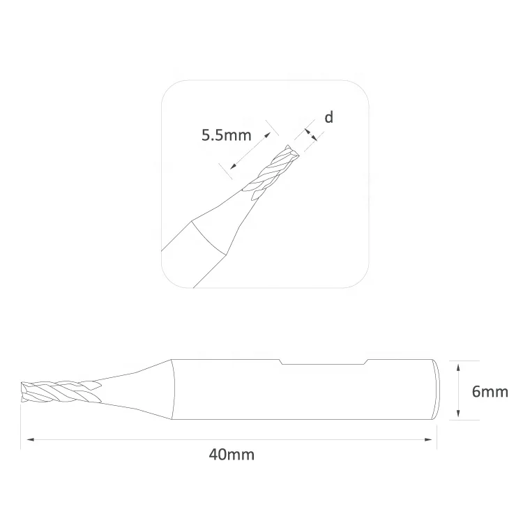 RAISE original end mill cutter and tracer probe for Condor Dolphin MIracle SEC-E9 automatic key cutting machine for car keys