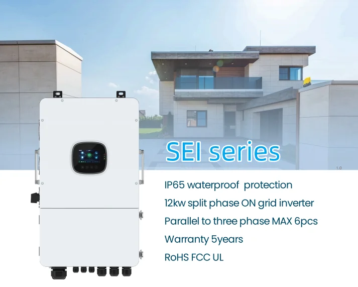 American IP65 12KW AC 48V DC Up To 6 Units Parallel Support BMS Split Phase srne ON Grid OFF Grid Solar Storage Hybrid Inverter