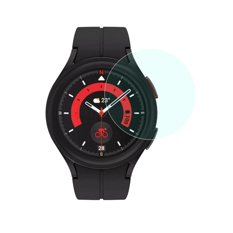 Watch 5 Anti Scratch Bubble Free HD Clear Films Tempered Glass Screen Protector for Samsung Watch5 Pro 40mm 44mm