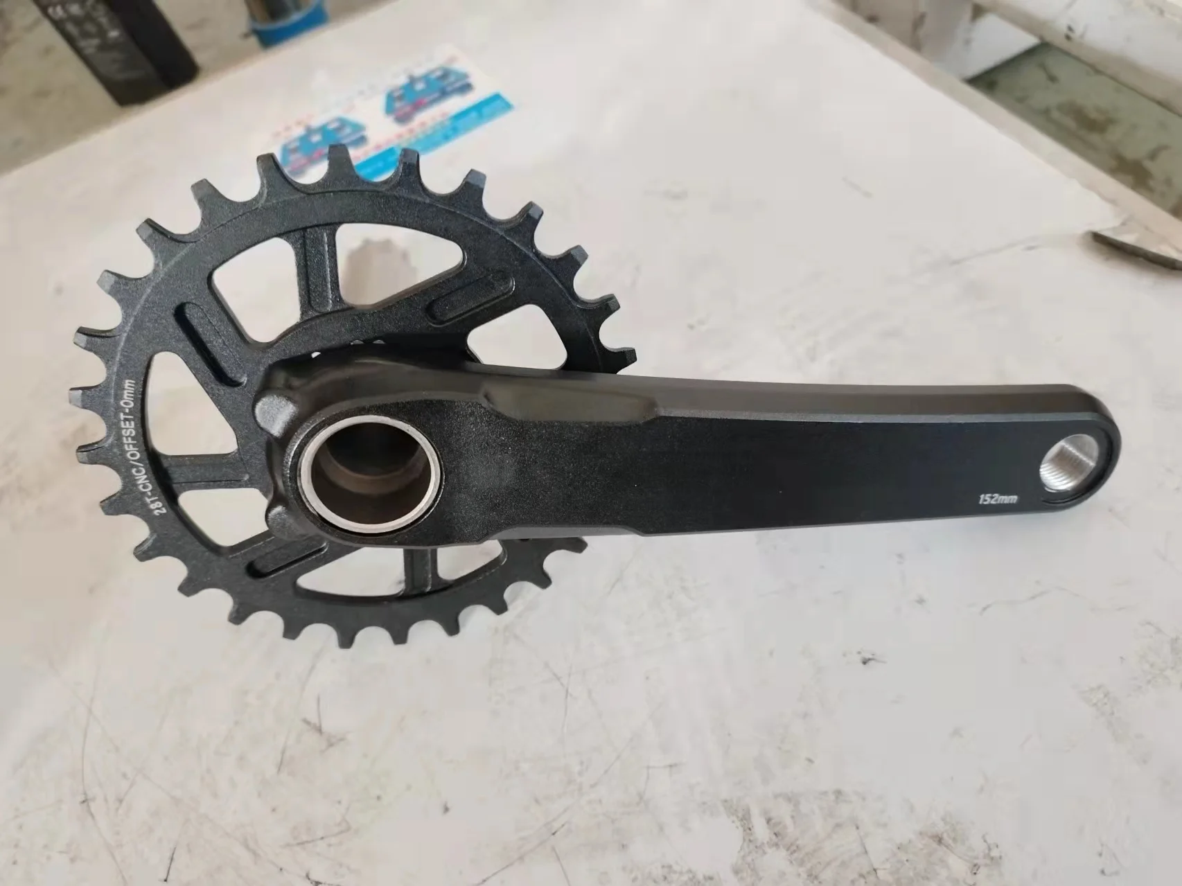 Lightweight hollowtech CNC direct mount kids bike crankset  114/127/140/152mm  Bicycle PartsBicycle  Chainrings kids mtb crank