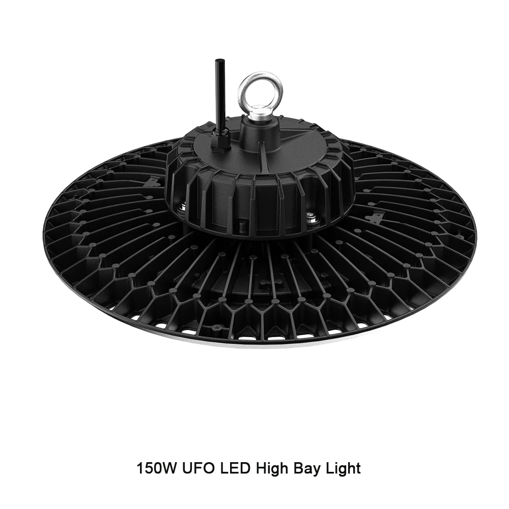 Highbay 85W 100w 150w 200w commercial & industrial DIP dimmable hi bay indoor warehouse factory fixture ufo led high bay lights
