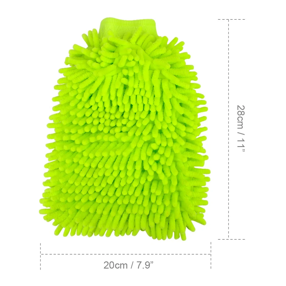 
Chenille Car Wash Cleaning Glove Lint-Free Car Wash Mitts Scratch-Free Car Wash Glove 