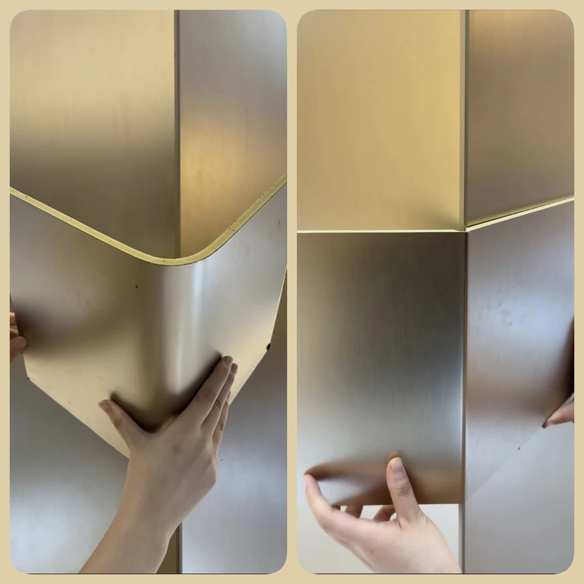 bamboo charcoal Metallic Indoor wall decor Wall Cladding High Quality interior mirror wall panel marble wood veneer board