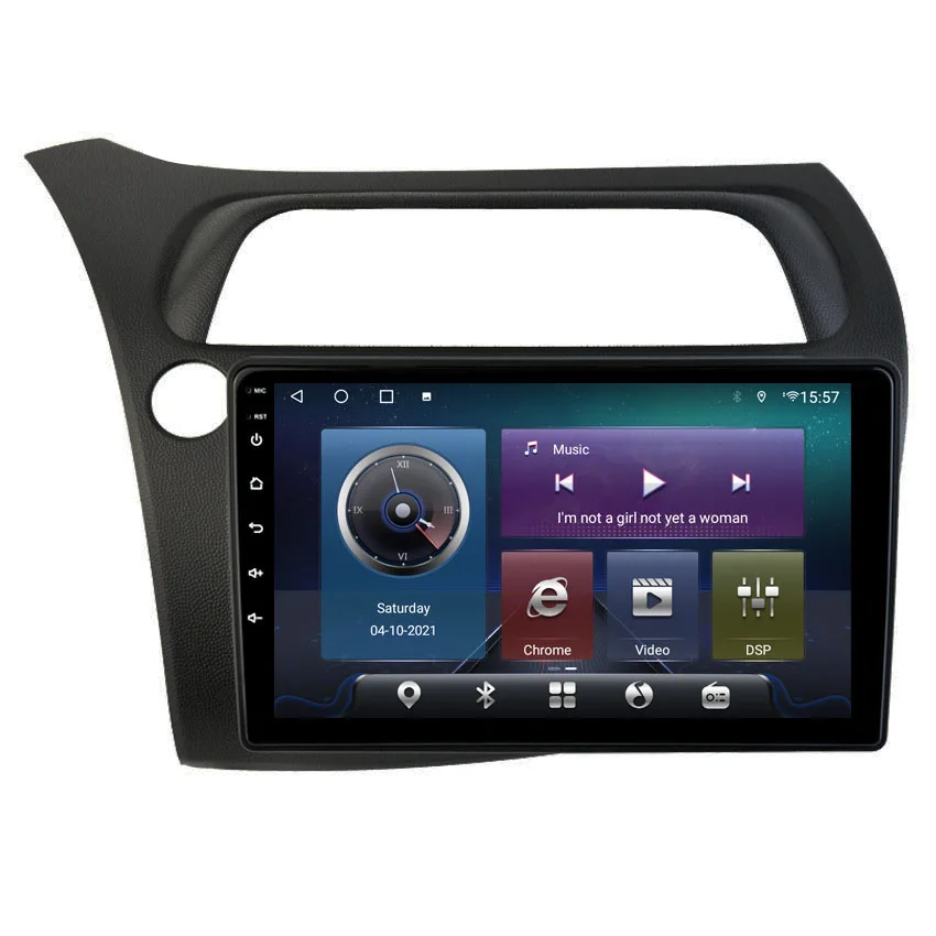 DSP 4G Android  Carplay For Honda Civic Hatchback Auto Multimedia Video Player 4G Autoradio Car Stereo Radio GPS Navigation
