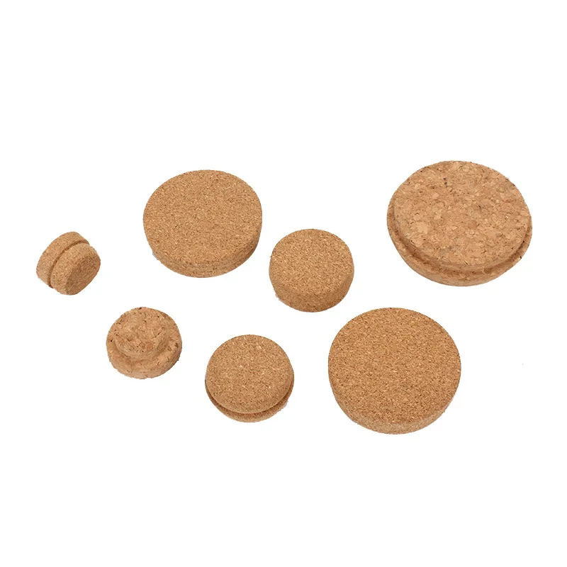 factory custom cork lids for storage glass candle jars Agglomerated Tapered Cork Stoppers Lids for Bottles, Jars, Flasks